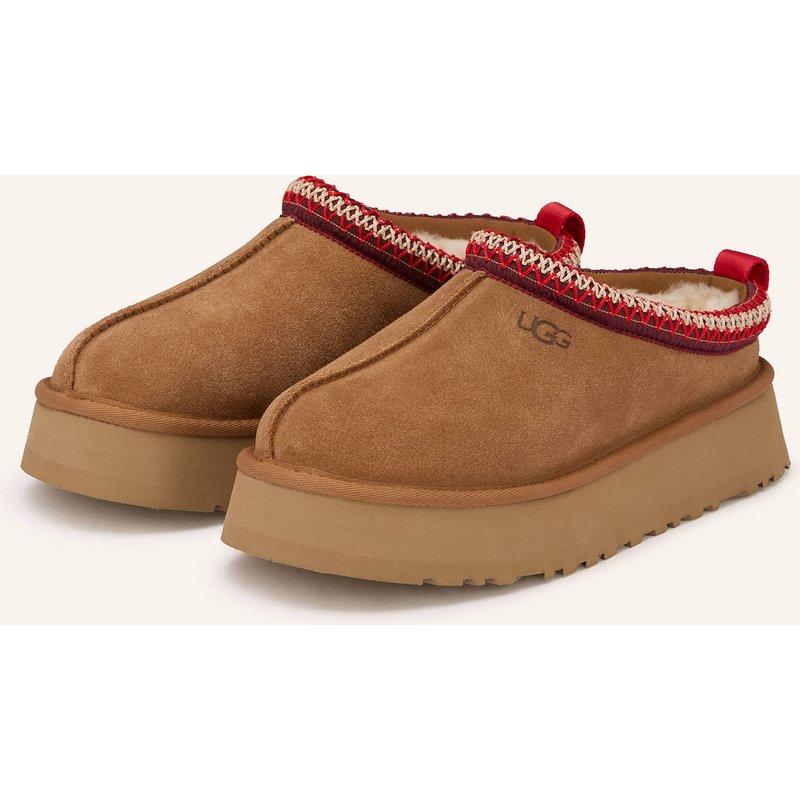 Ugg Plateau-Pantoletten Tazz braun
