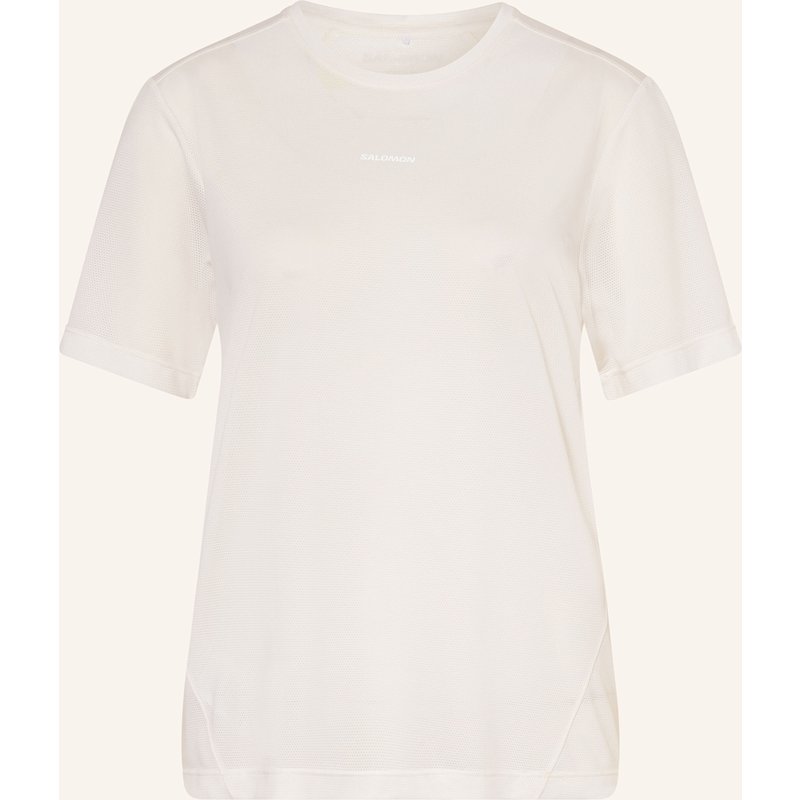 Salomon Laufshirt Shakeout Core weiss