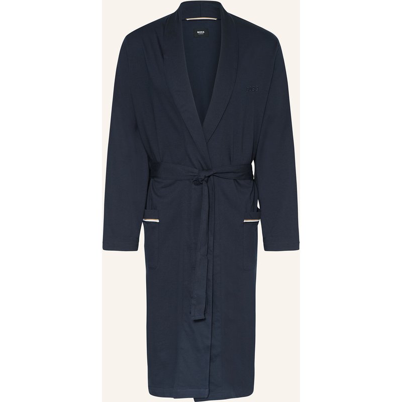 Boss Herren-Bademantel Lord blau