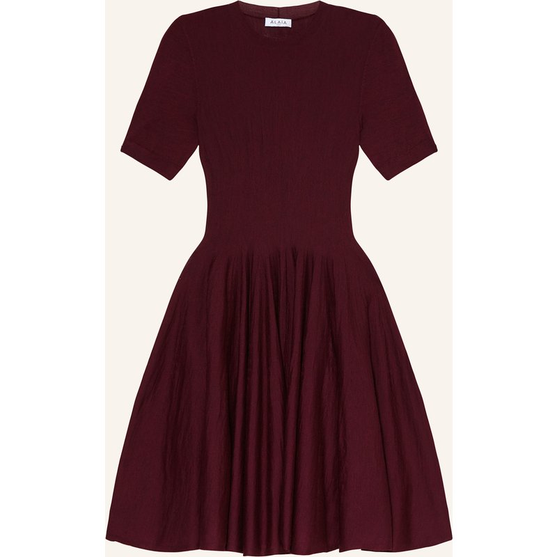 Alaïa Kleid Skater rot