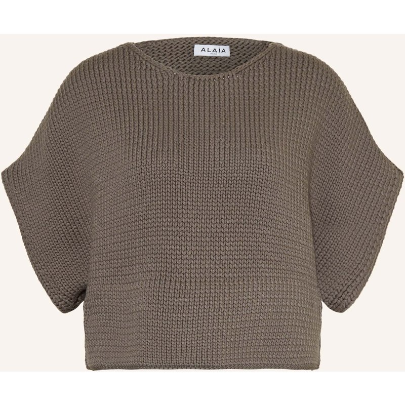 Alaïa Strickshirt braun