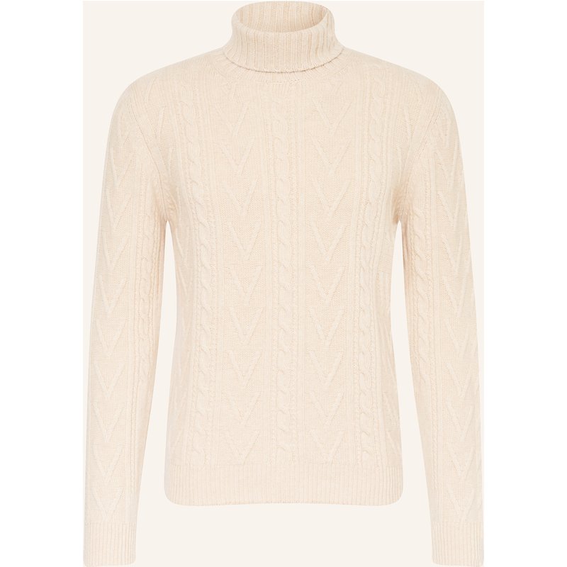 Fedeli Rollkragenpullover Mit Cashmere weiss