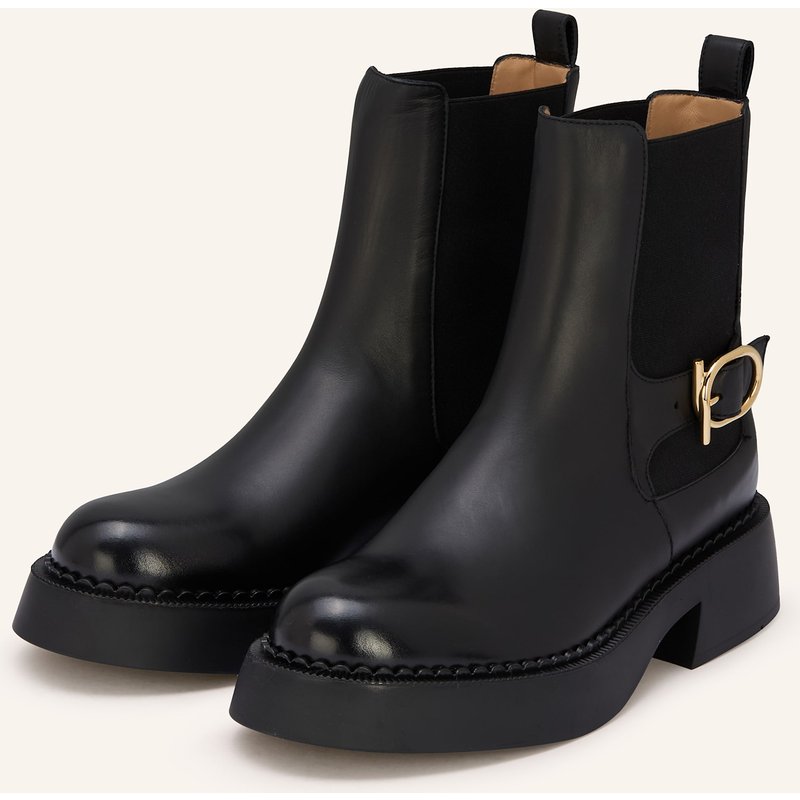 Ferragamo Chelsea-Boots Tia schwarz