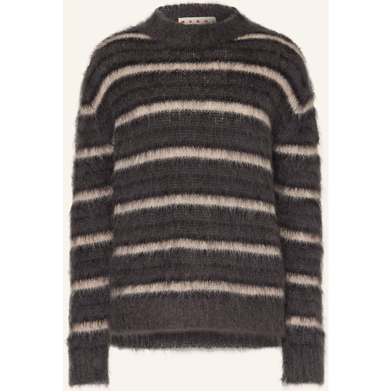 Marni Mohair-Pullover grau