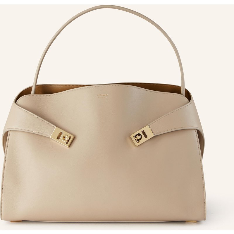 Ferragamo Handtasche Hug Soft grau