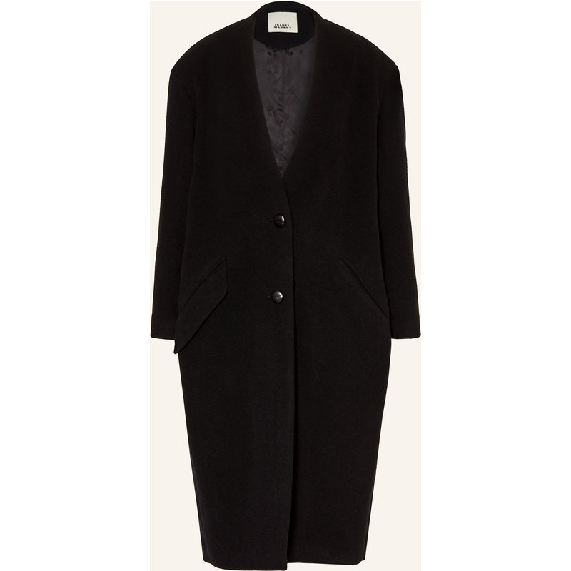 Isabel Marant Wollmantel Florane schwarz