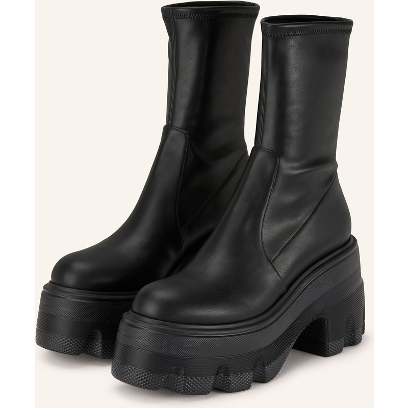 Casadei Plateau-Stiefel Maxxxi schwarz