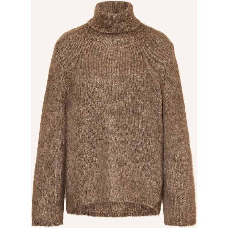 Mrs & Hugs Rollkragenpullover beige