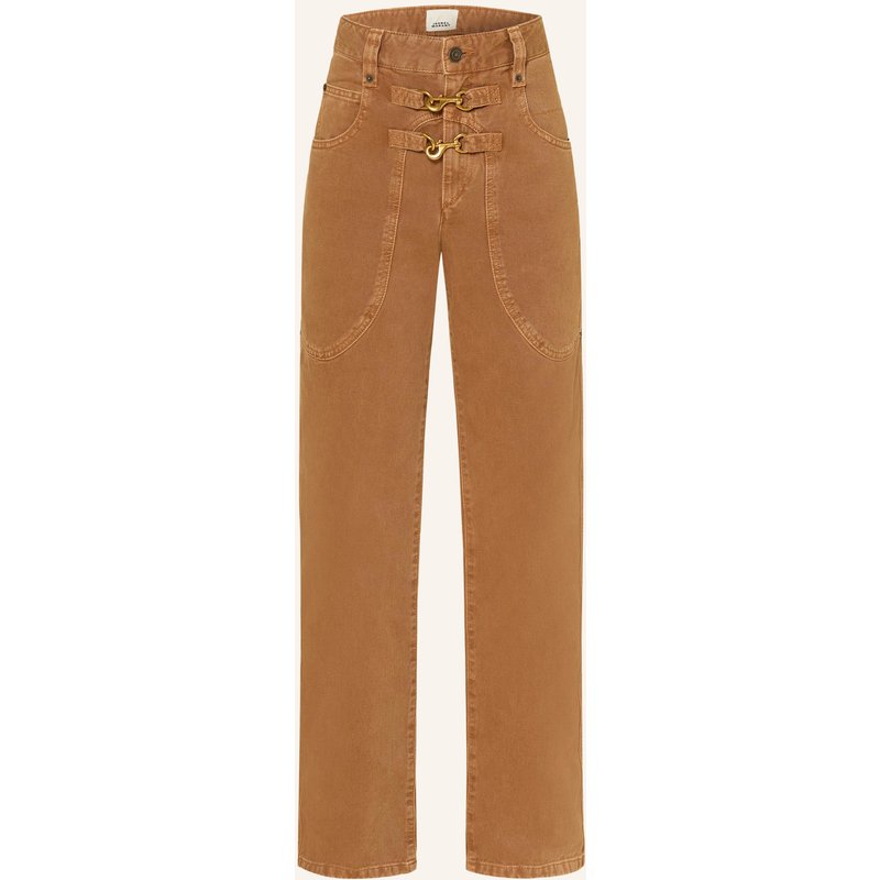 Marant Étoile Straight Jeans Brinley orange