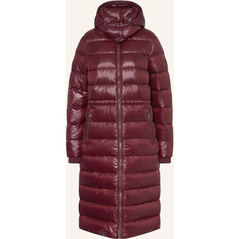Tommy Hilfiger Daunenmantel Mit Abnehmbarer Kapuze rot
