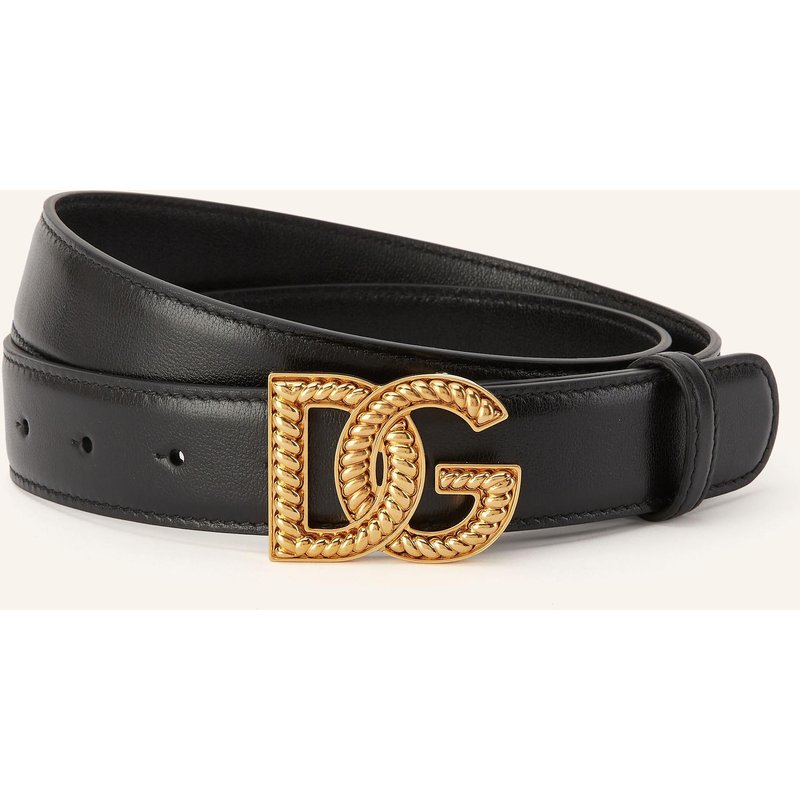 Dolce & Gabbana Ledergürtel schwarz