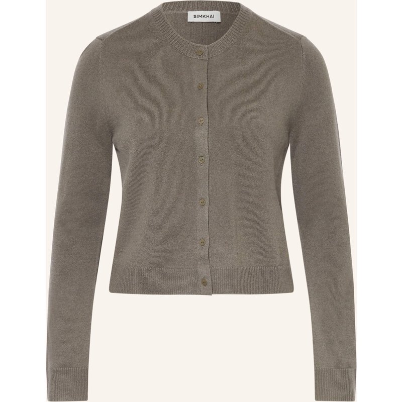 Simkhai Strickjacke Libby Aus Cashmere gruen