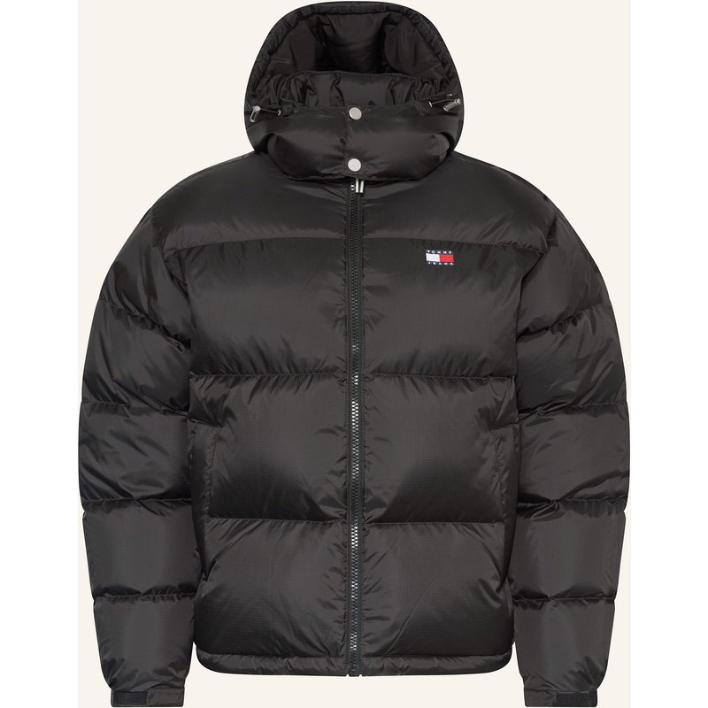 Tommy Jeans Daunenjacke Alaska Mit Abnehmbarer Kapuze schwarz