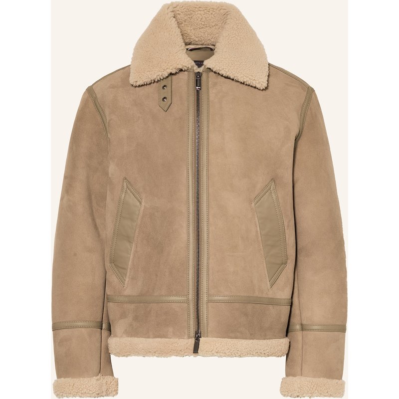 Tommy Hilfiger Lederjacke gruen