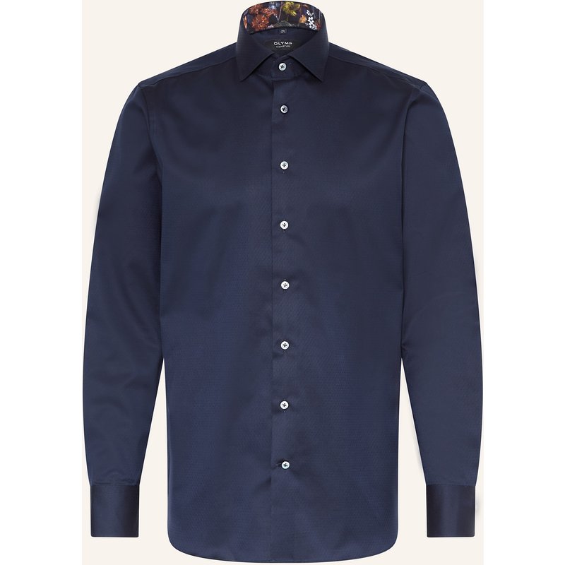 Olymp Signature Hemd Signature Tailored Fit blau
