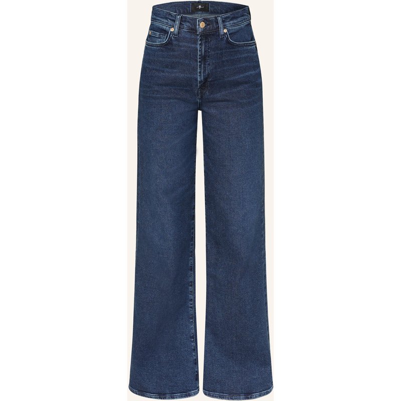 7 For All Mankind Flared Jeans Ultra High Rise Jo blau