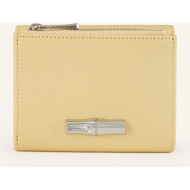 Longchamp Geldbörse Roseau gelb