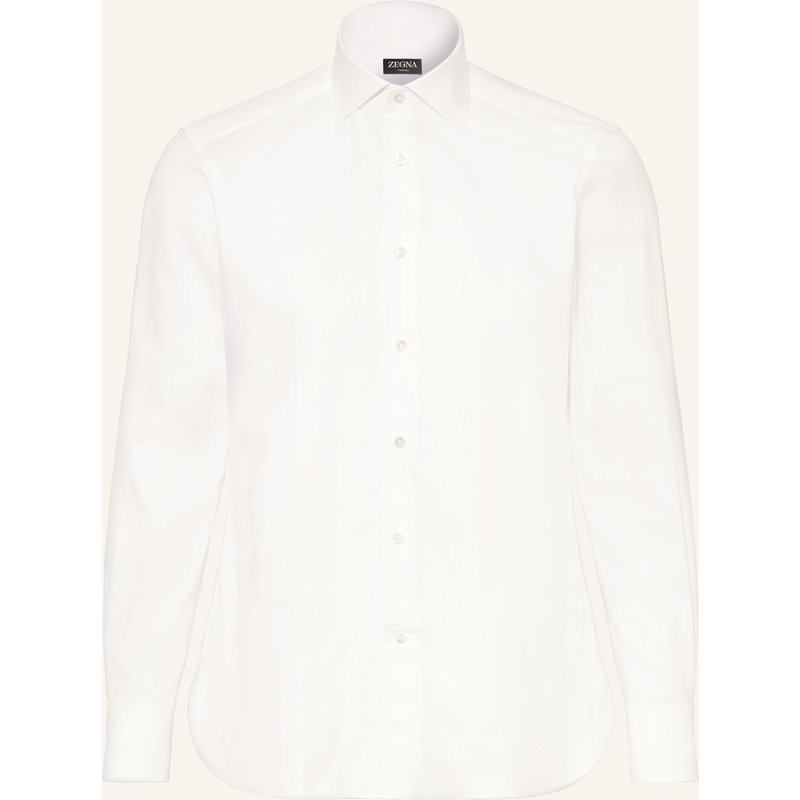 Zegna Hemd Trofeo™ Slim Fit weiss