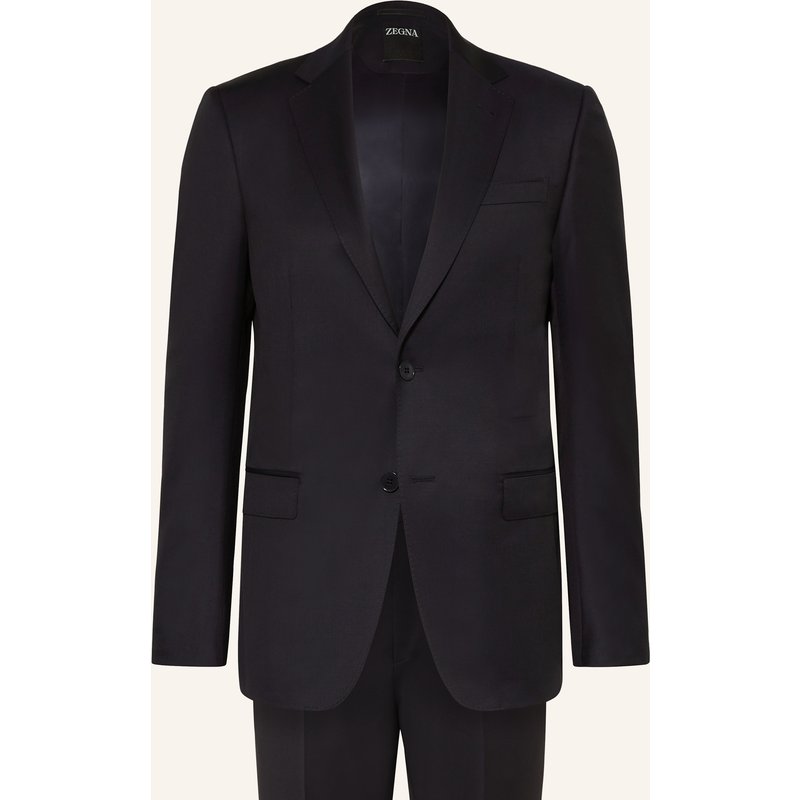 Zegna Anzug Slim Fit blau
