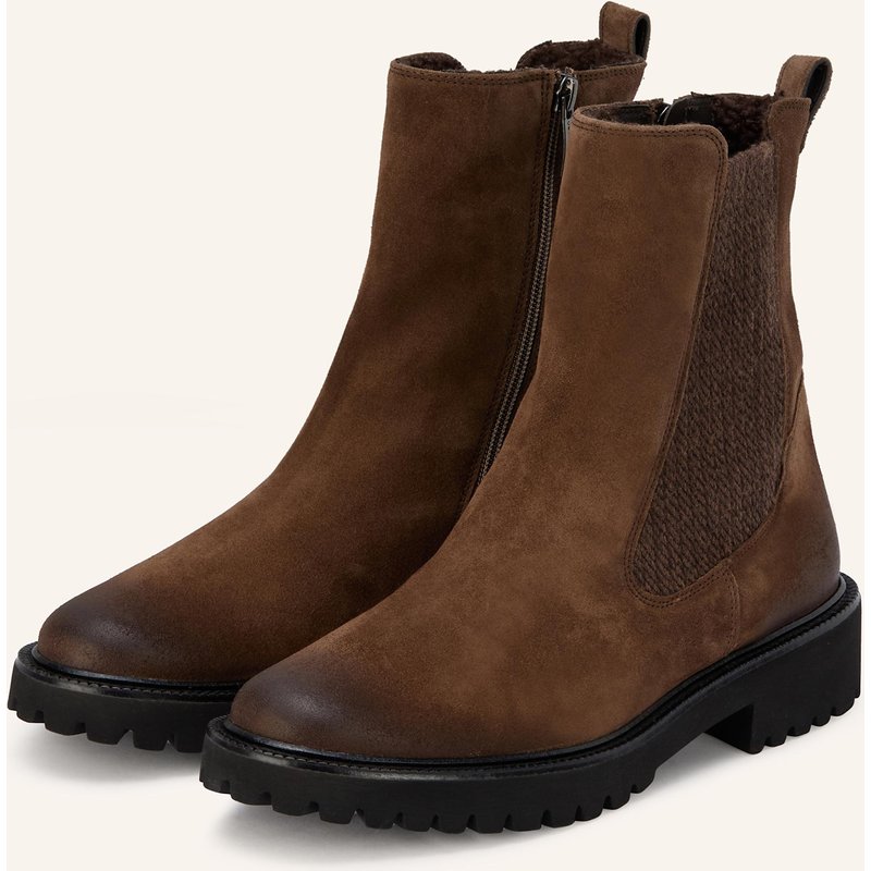 Paul Green Chelsea-Boots Earth braun