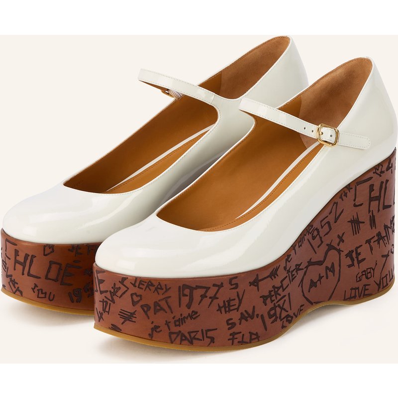 Chloé Plateau-Wedges Maxime weiss