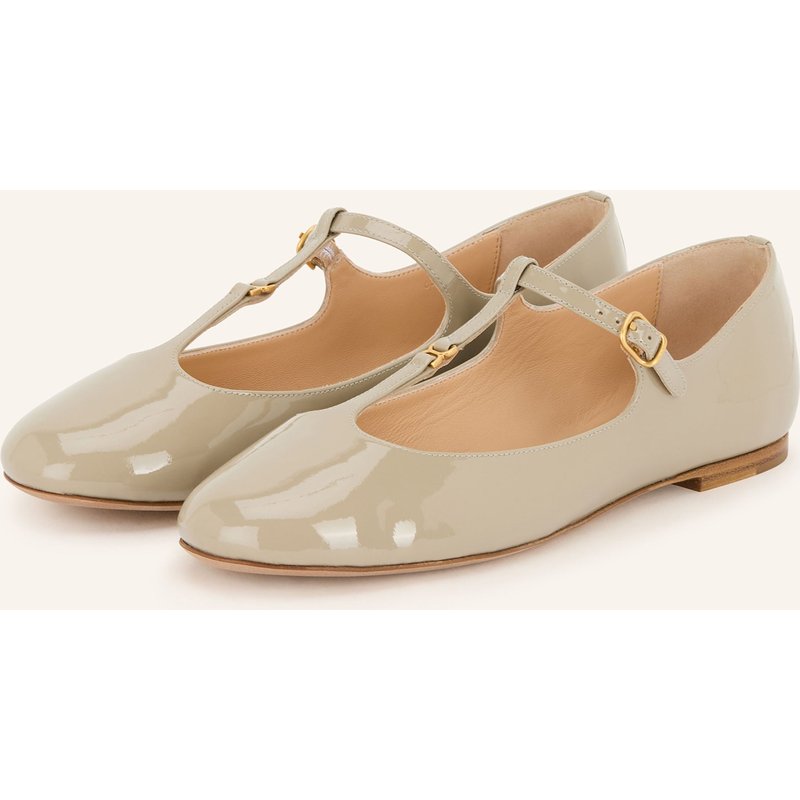 Chloé Mary-Jane-Ballerinas Marcie grau
