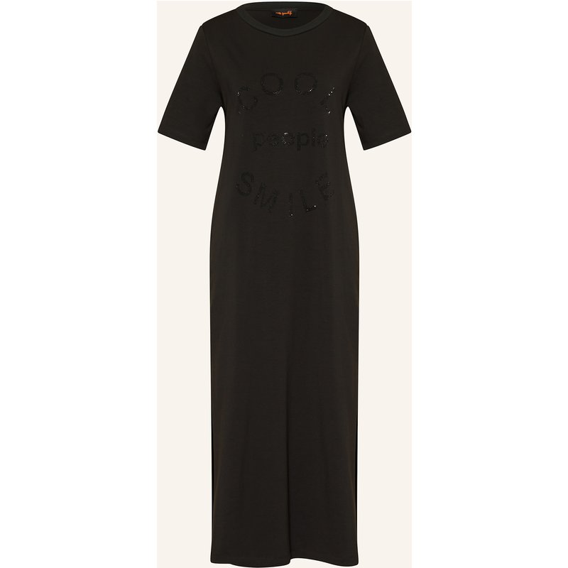 Miss Goodlife Jerseykleid Mit Schmucksteinen schwarz