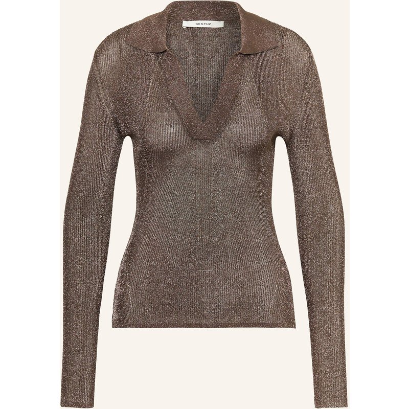 Gestuz Pullover Gzsilvi Mit Glitzergarn silber