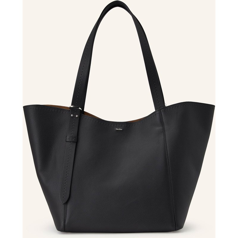 Max Mara Shopper Mit Pouch schwarz