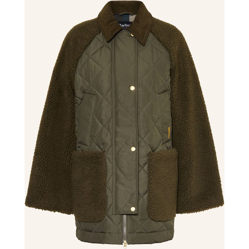 Barbour Jacke Barden Im Materialmix gruen