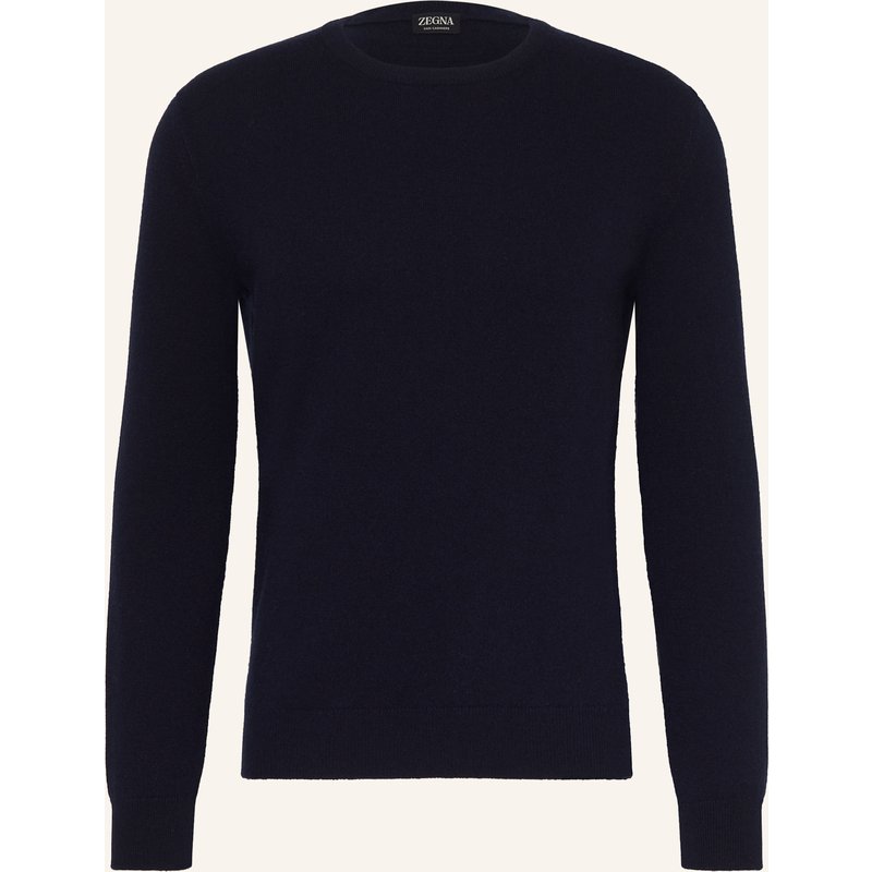 Zegna Cashmere-Pullover Oasi blau