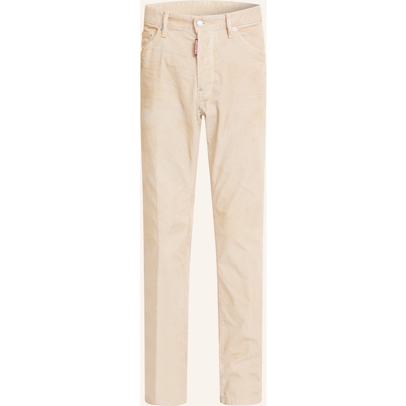 dsquared2 Cordhose Straight Fit beige