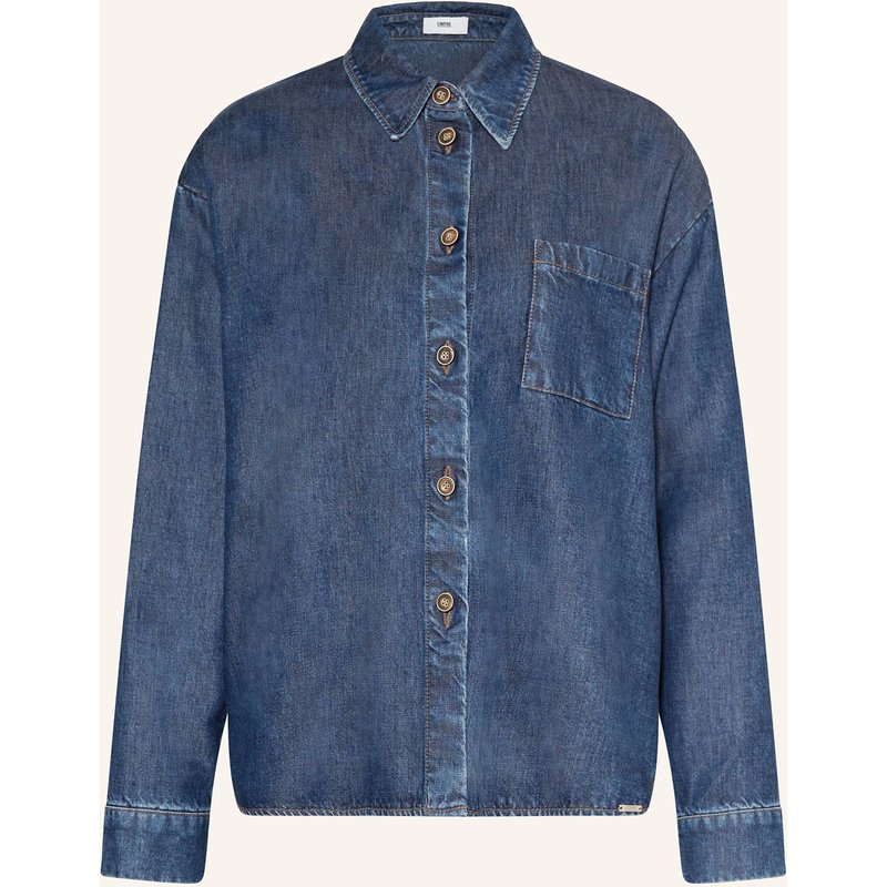 Cinque Jeansbluse Citari blau