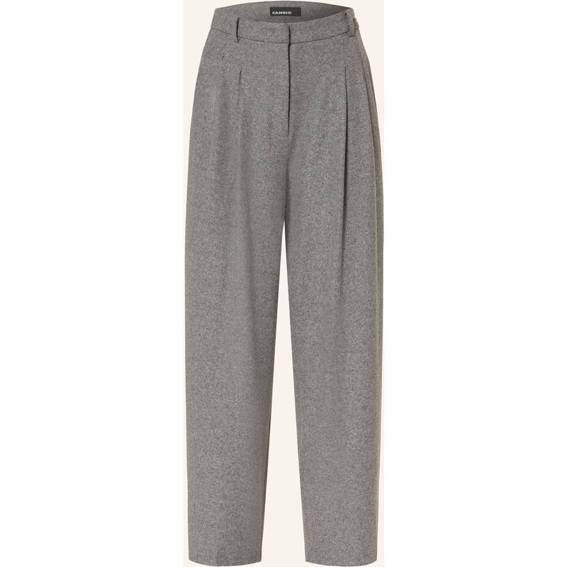 Cambio 7/8-Hose Emilie Aus Flanell grau