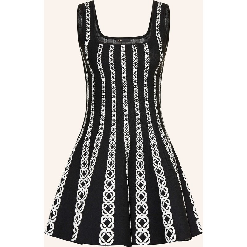Maje Strickkleid schwarz