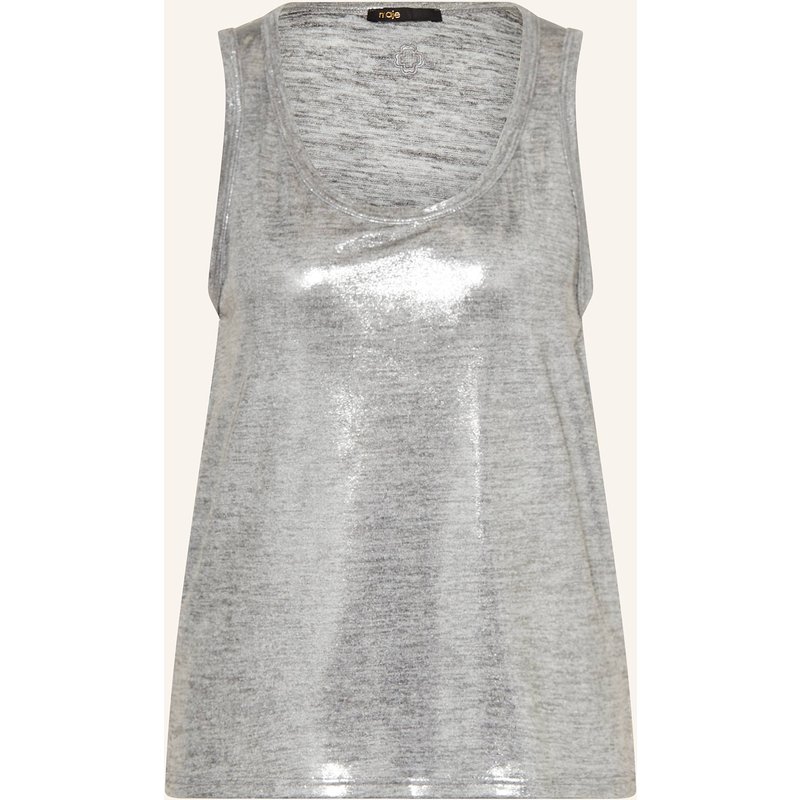 Maje Top silber