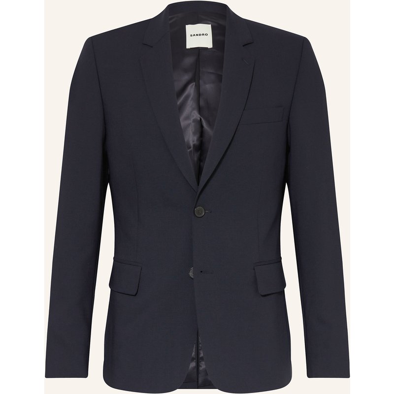 Sandro Anzugsakko Extra Slim Fit blau