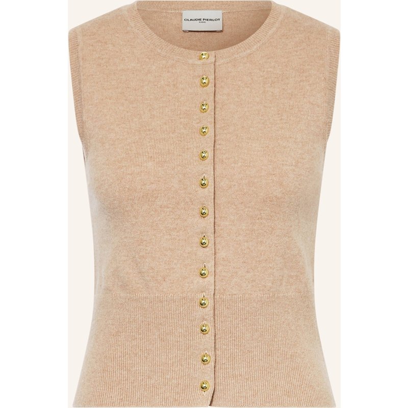 Claudie Pierlot Strickweste beige