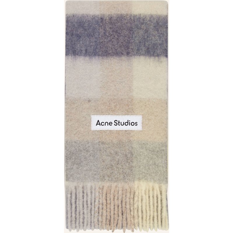 Acne Studios Schal Mit Alpaka beige