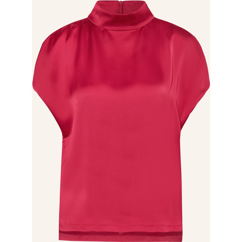 Hugo Blusentop Caneli-1 Aus Satin rot