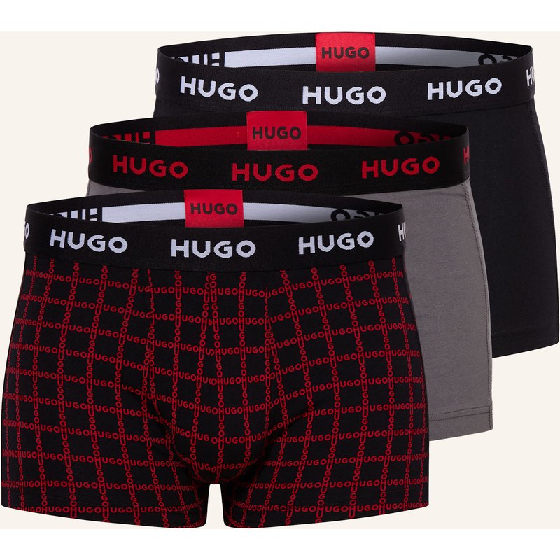 Hugo 3er-Pack Boxershorts grau