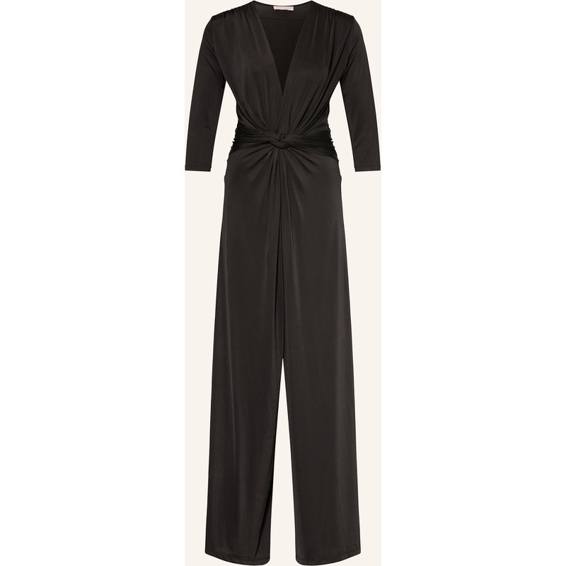 Marivie Jumpsuit Tempt Me! Aus Jersey Mit 3/4-Arm schwarz