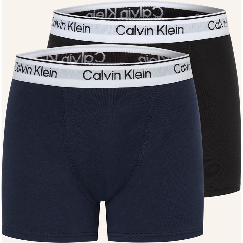 Calvin Klein 2er-Pack Boxershorts Icon Cotton Stretch schwarz