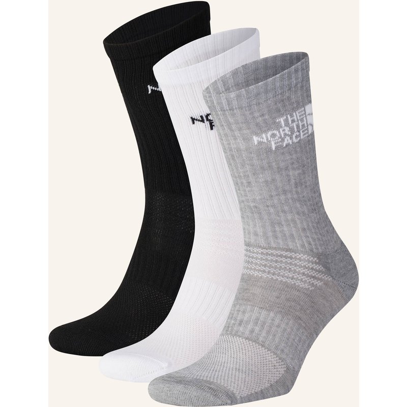 The North Face 3er-Pack Sportsocken Multi Sport Cush Crew schwarz
