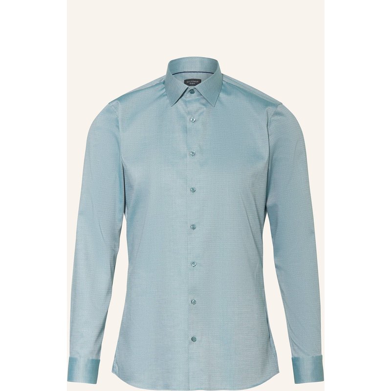 Olymp Hemd No. Six Super Slim gruen