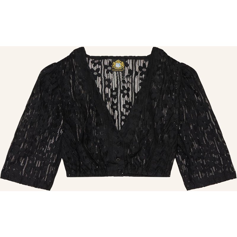 Hammerschmid Dirndlbluse Anina Aus Spitze schwarz