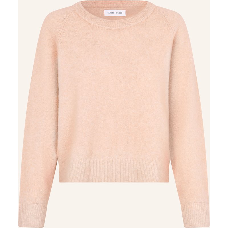 Samsøe Samsøe Pullover Nor O-N Short Mit Alpaka rosa