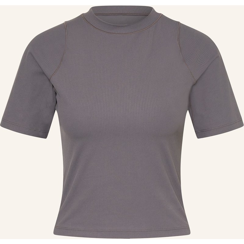 Nike T-Shirt Zenvy Rib grau