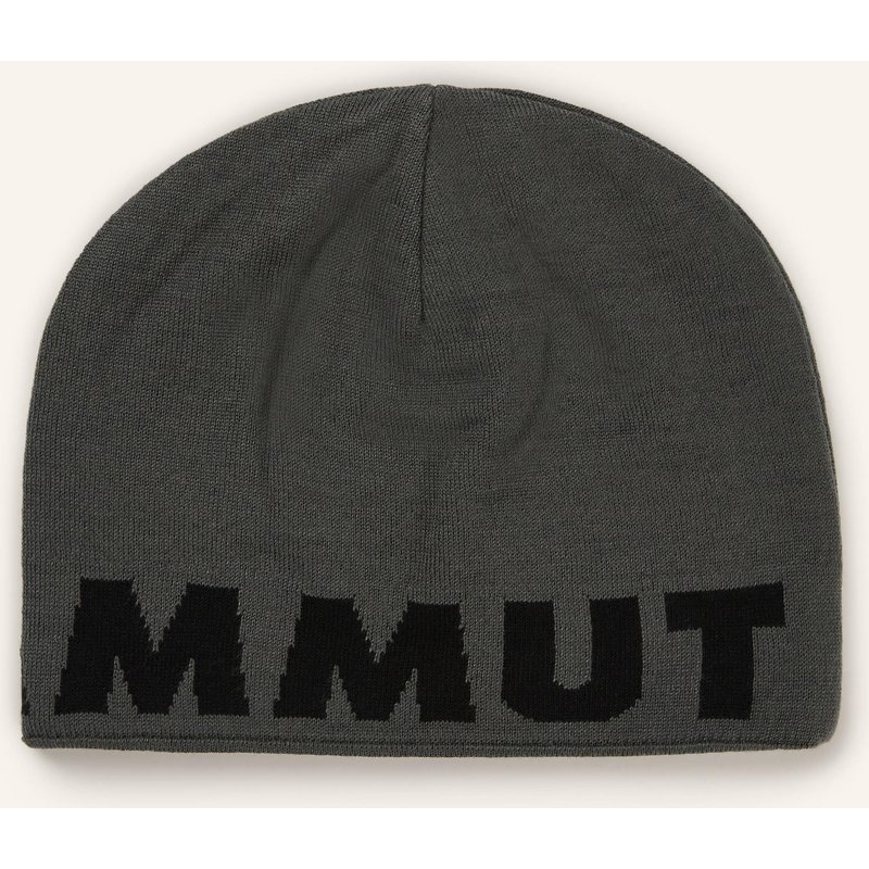 Mammut Mütze Logo Beanie schwarz