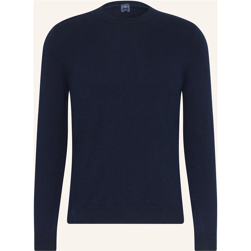 Fedeli Cashmere-Pullover blau